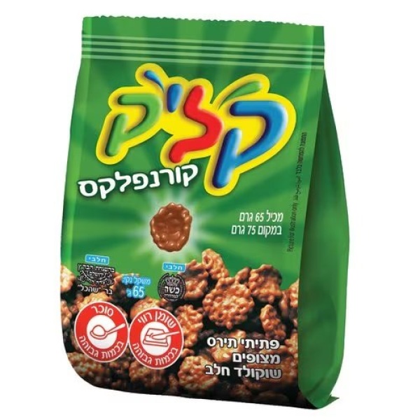 شوكولاتة كليك كورنفلکس 65 غرام - عبوة 16 حبة