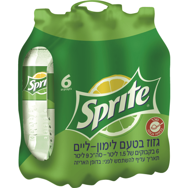 سبرايت 1.5 لتر - 6 حبات