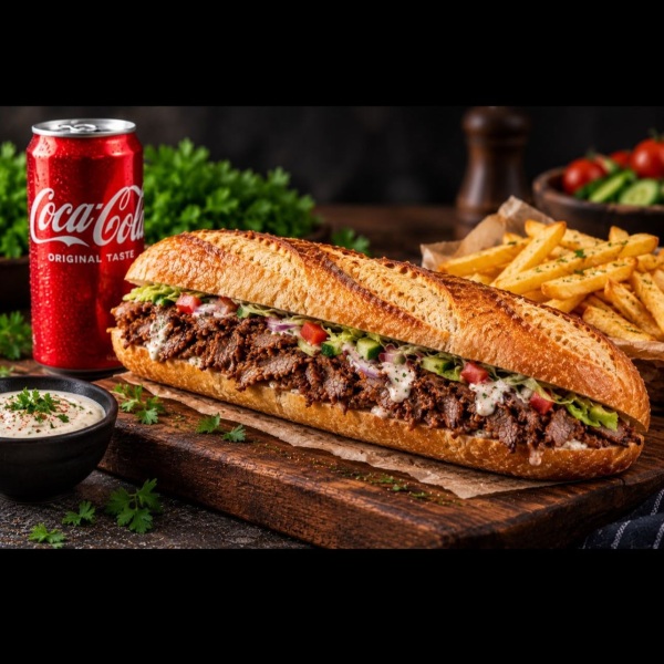 وجبة شاورما عجل