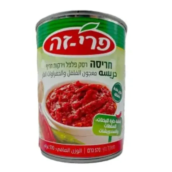 פרי זה חריסה רסק פלפל וירקות חריף 570 גרם
