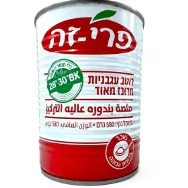 פרי-זה רוטב עגבניות מרוכז מאוד – 580 גרם